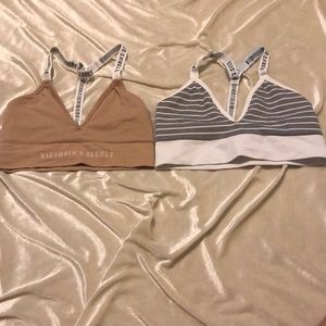 Two Victoria secret sport bras